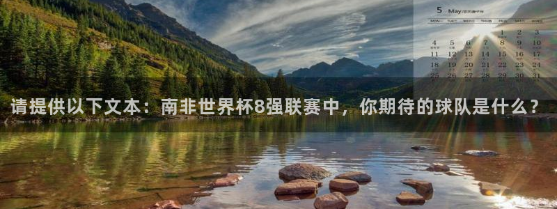 2026 世界杯:请提供以下文本:南非世界杯8强联赛中,你期待的球队是什么?